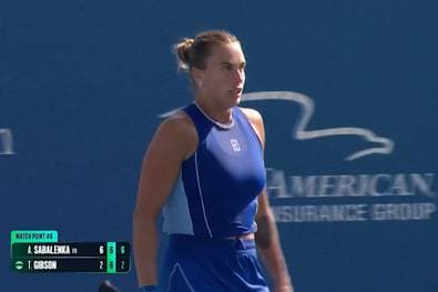 Sabalenka verspielt fünf Matchbälle