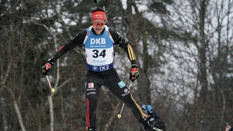 Philipp Horn leistete sich beim Weltcup in Otepää einige Schießfehler