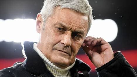 MUNICH, GERMANY - DECEMBER 13: Sport Director of Koeln Armin Veh gives an interview prior the Bundesliga match between FC Bayern Muenchen and 1. FC Koeln at Allianz Arena on December 13, 2017 in Munich, Germany.  (Photo by Matthias Hangst/Bongarts/Getty Images)