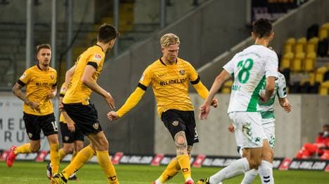 Simon Makienok erzielte den Ausgleich für Dynamo Dresden