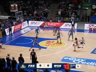 Spiel Highlights zu SKYLINERS Frankfurt - Fitness First Würzburg Baskets