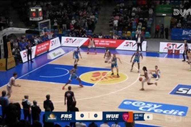 Spiel Highlights zu SKYLINERS Frankfurt - Fitness First Würzburg Baskets