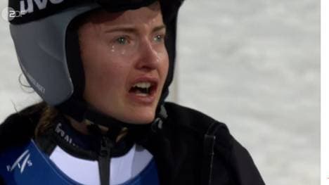 Gyda Westvold Hansen vergoss nach der ersten WM-Entscheidung der Kombinierer Tränen