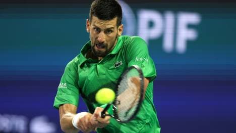 Novak Djokovic startet in die Sandplatzsaison