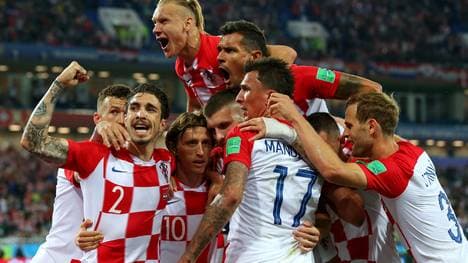 Luka Modric (Nr. 10) erzielte das 2:0