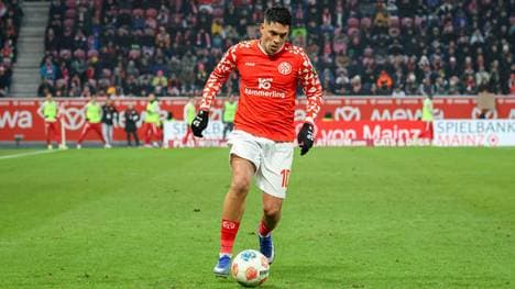 Nadiem Amiri im Einsatz für die Mainzer