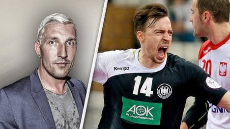 Patrick Groetzki jubelt für Deutschland beim Sieg gegen Polen