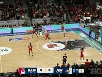 Die BBL-Highlights der Basketball-Partie BMA365 Bamberg Baskets - Science City Jena im Video. 