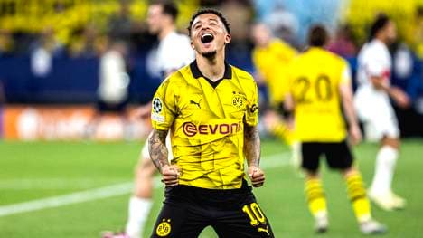 Jadon Sancho wird auch in England gefeiert