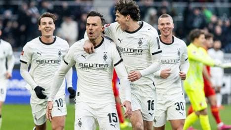 Haris Tabakovic (Nr. 15) traf zum 3:0