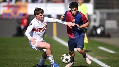 Die U19 des VfB scheiterte am FC Barcelona