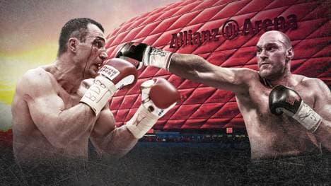Der Rückkampf zwischen Klitschko (l.) und Fury wird nicht in der Allianz Arena stattfinden