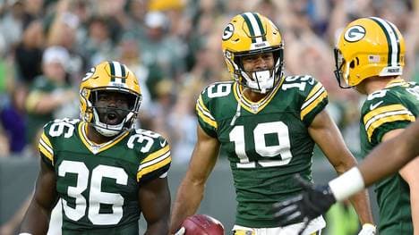 Equanimeous St. Brown (M.) brachte die Packers in Führung