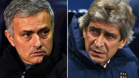 Jose Mourinho und Manuel Pellegrin