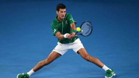 Novak Djokovic steht in der nächsten Runde und trifft nun auf Roger Federer