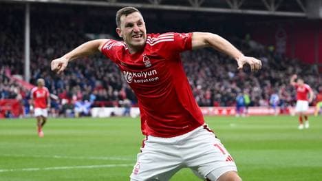 Chris Wood kommt aus dem Jubeln kaum noch raus