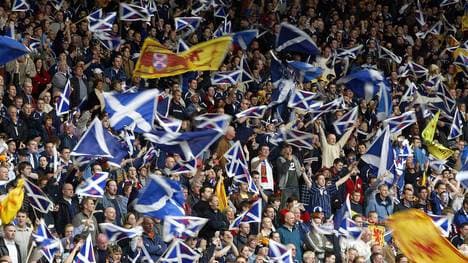 Schottische Fans gehören zu den leidenschaftlichtsen Anhängern in Europa