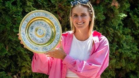 Marketa Vondrousova feierte 2023 einen historischen Wimbledon-Sieg
