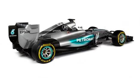 Der neue Mercedes-Bolide heißt F1 W06 Hybrid