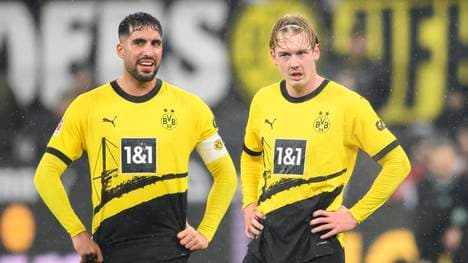 Emre Can (l.) debütierte 2015 im DFB-Team, Julian Brandt ein Jahr später