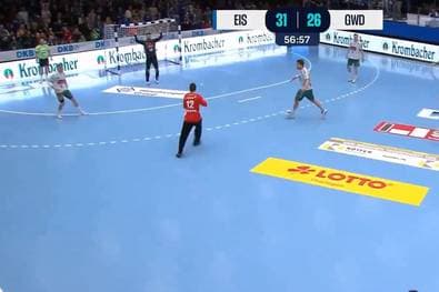 Irre Torwart-Aktion! Auf einmal stürmt Heinevetter nach vorn