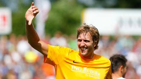 Dirk Nowitzki ist großer Fußballfan