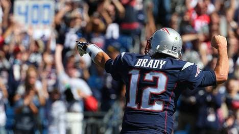 Tom Brady spielte seinen 400. Touchdown-Pass