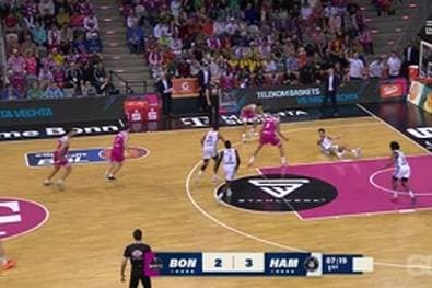 Spiel Highlights zu Telekom Baskets Bonn - Veolia Towers Hamburg