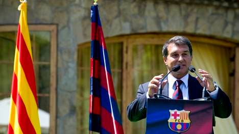 Barcelona's former president Joan Laport