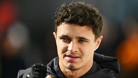 Lando Norris richtet seinen Blick nach vorne