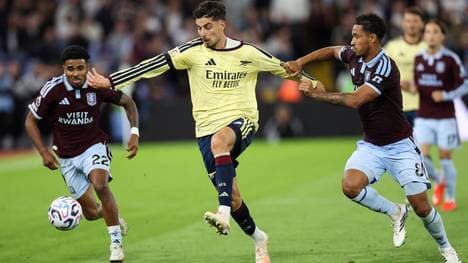 Kai Havertz und die Gunners setzen sich gegen Aston Villa durch