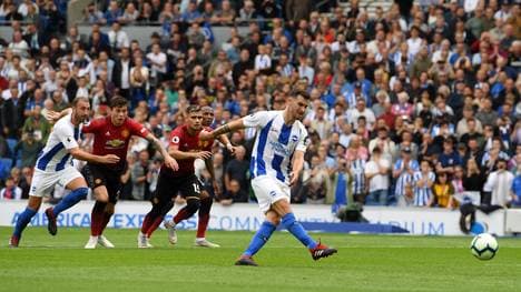 Pascal Groß besiegelte die erste Saisonniederlage von Manchester United