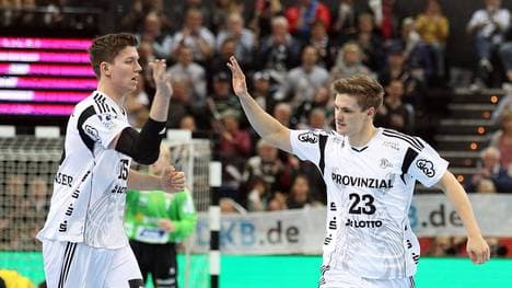 Erfolgsgaranten beim THW Kiel: Rune Dahmke (r.) und Christian Dissinger