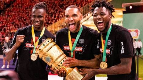 Jonathan Tah und Edmond Tapsoba (r.) sind eng miteinander verbunden