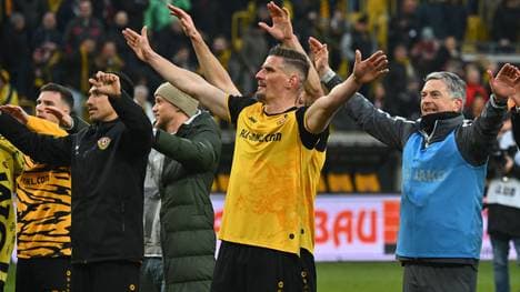 Dynamo Dresden feiert einen klaren Sieg