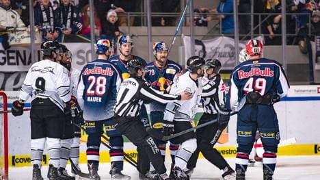 Der EHC Red Bull München gewann das bayerische Derby gegen Nürnberg