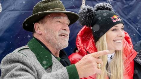 Arnold Schwarzenegger und Lindsey Vonn