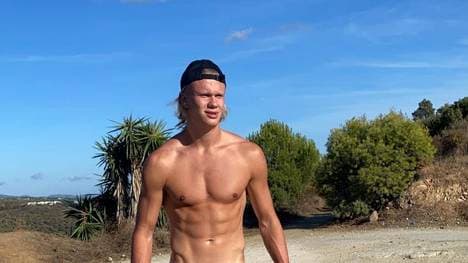 Erling Haaalnd sonnt sich in Spanien