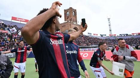 Joshua Zirkzee hat bislang zehn Tore in dieser Serie-A-Saison erzielt