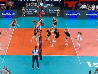 Die deutschen Frauen schlagen Ungarn bei der Volleyball-EM klar. Im dritten Gruppenspiel landen sie somit den zweiten Sieg. 