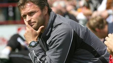 Wück bei den Anfängen seiner Trainerkarriere