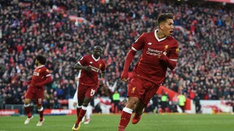 Roberto Firmino läuft im Liverpooltrikot zur Hochform auf 