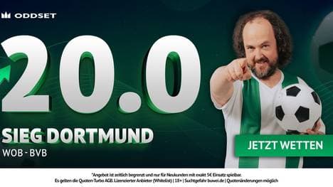 Oddset 20erQuotenboost Wolfsburg vs Dortmund | Bundesliga 