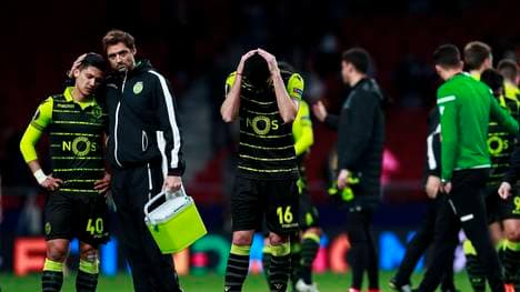 Sporting Lissabon verlor das Viertelfinal-Hinspiel in der UEFA Europa League bei Atletico Madrid mit 0:2