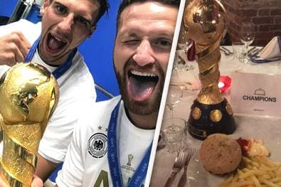 Party in St. Petersburg: So feierte das DFB-Team