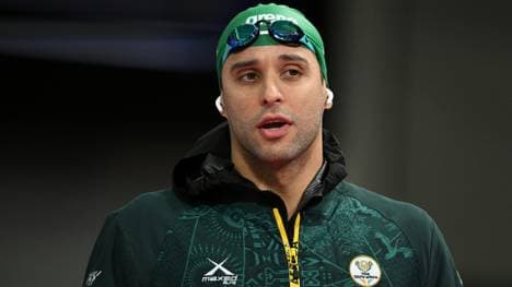 Chad le Clos in Glasgow