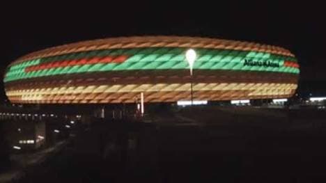 Die Allianz Arena als Burger