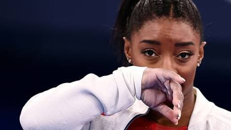 Simone Biles brach den Team-Wettkampf in Tokio ab