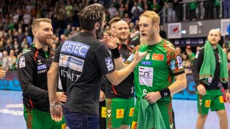 Erleichtert: Bennet Wiegert und Matthias Musche