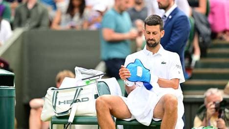 Novak Djokovic sagte ein Training vor dem Duell mit Jannik Sinner ab